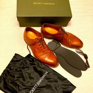 Becket Simonon tan dean oxfords size 11 used but still in great shape